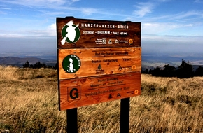 Harzer-Hexen-Stieg  Wanderweg-Harzüberquerung Ost-West 270 km mit dem Brocken