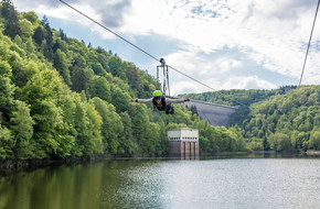 Harzdrenalin - Megazipline an der Rappbodetalsperre